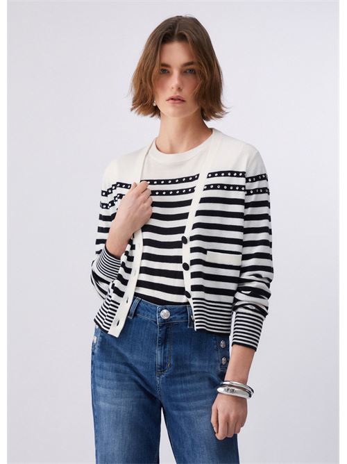 Striped cardigan Liu Jo | WA6141MA16R.03705